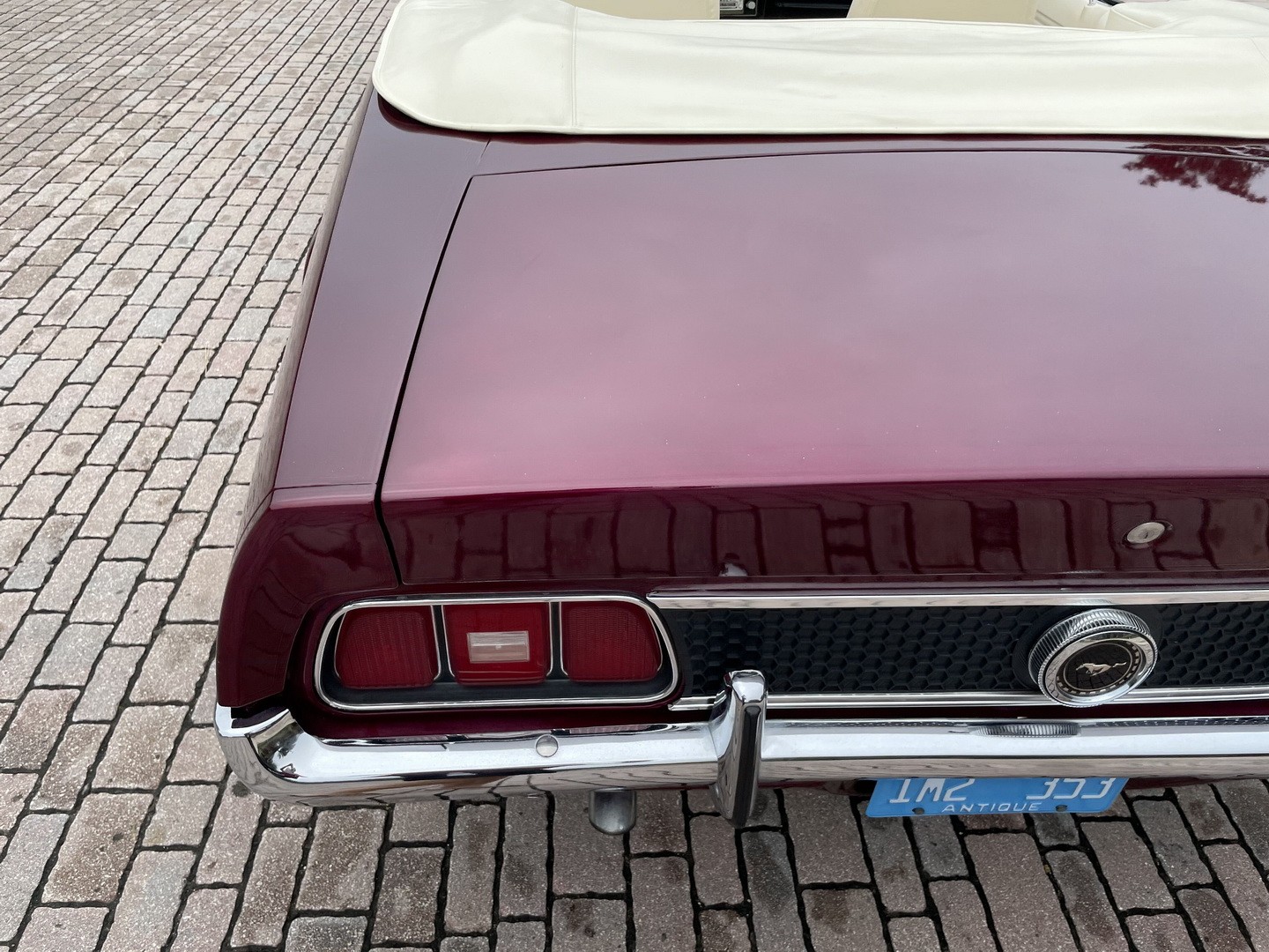 1971 Ford Mustang 351 Convertible with Burgundy Metallic Finish
